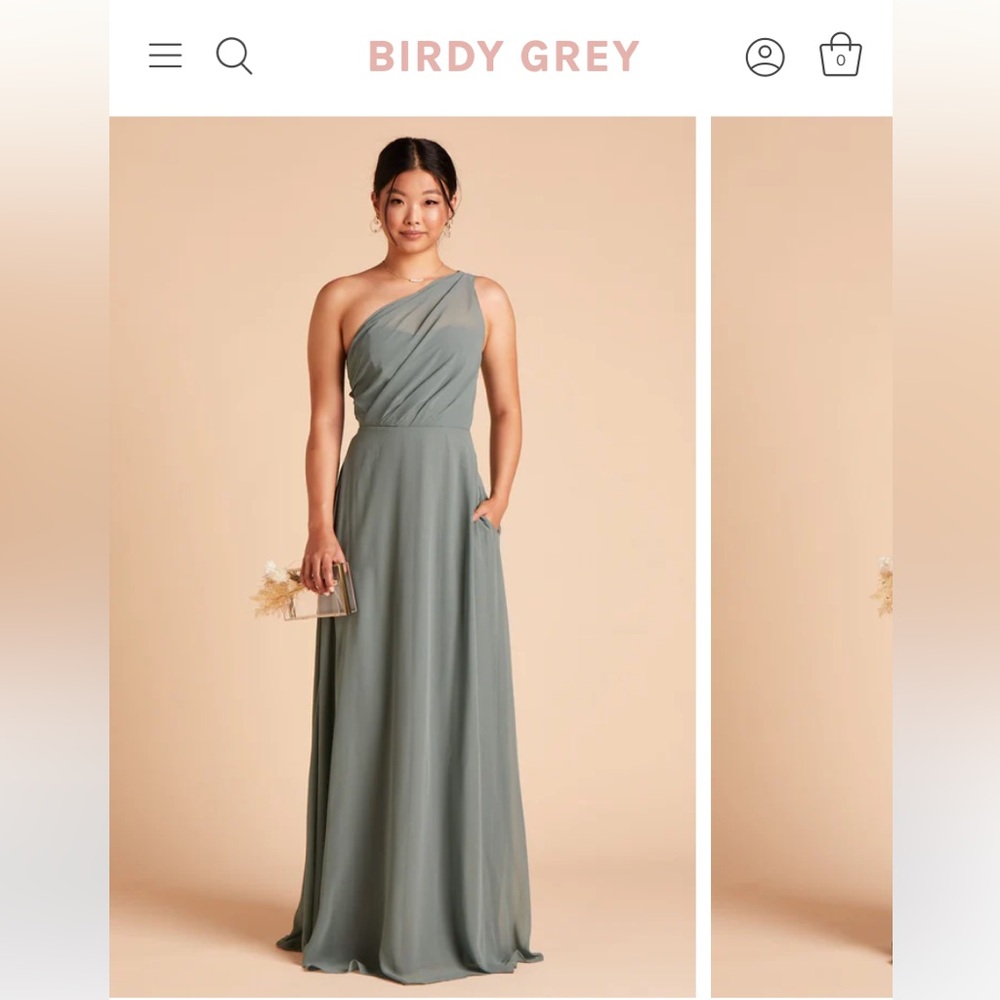 BIRDY GREY KIRA DRESS- CHIFFON SEA GLASS